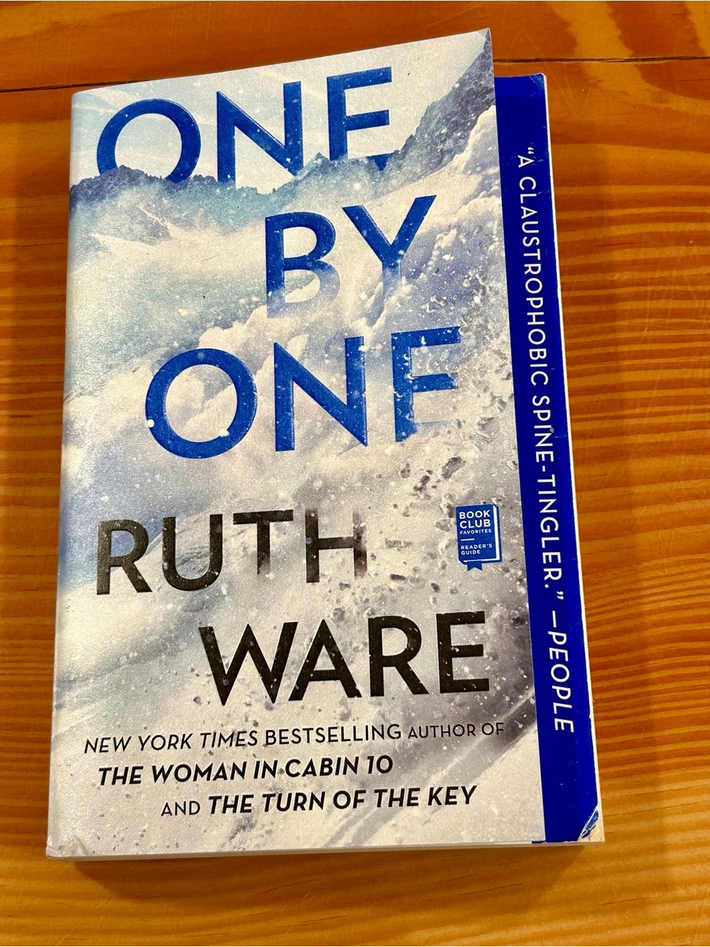 One By One Ruth Ware paperback book - Picture 5 of 5